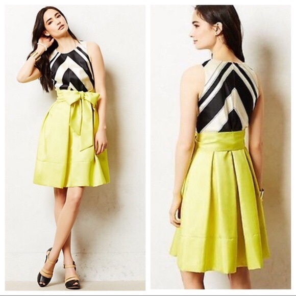 Anthropologie Dresses & Skirts - Anthropologie Moulinette Souers Miel Chevron Dress